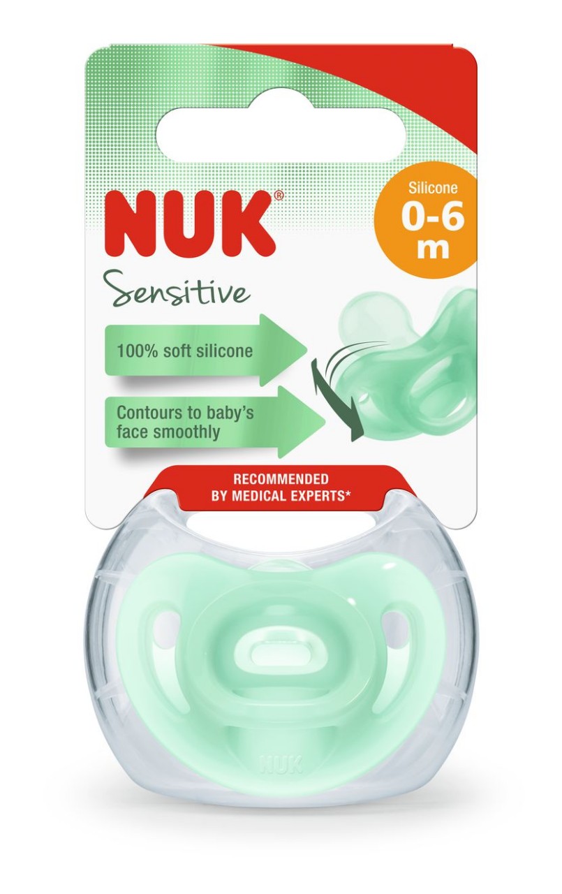 NUK Dudlík Sensitive, 0-6 měsíců box